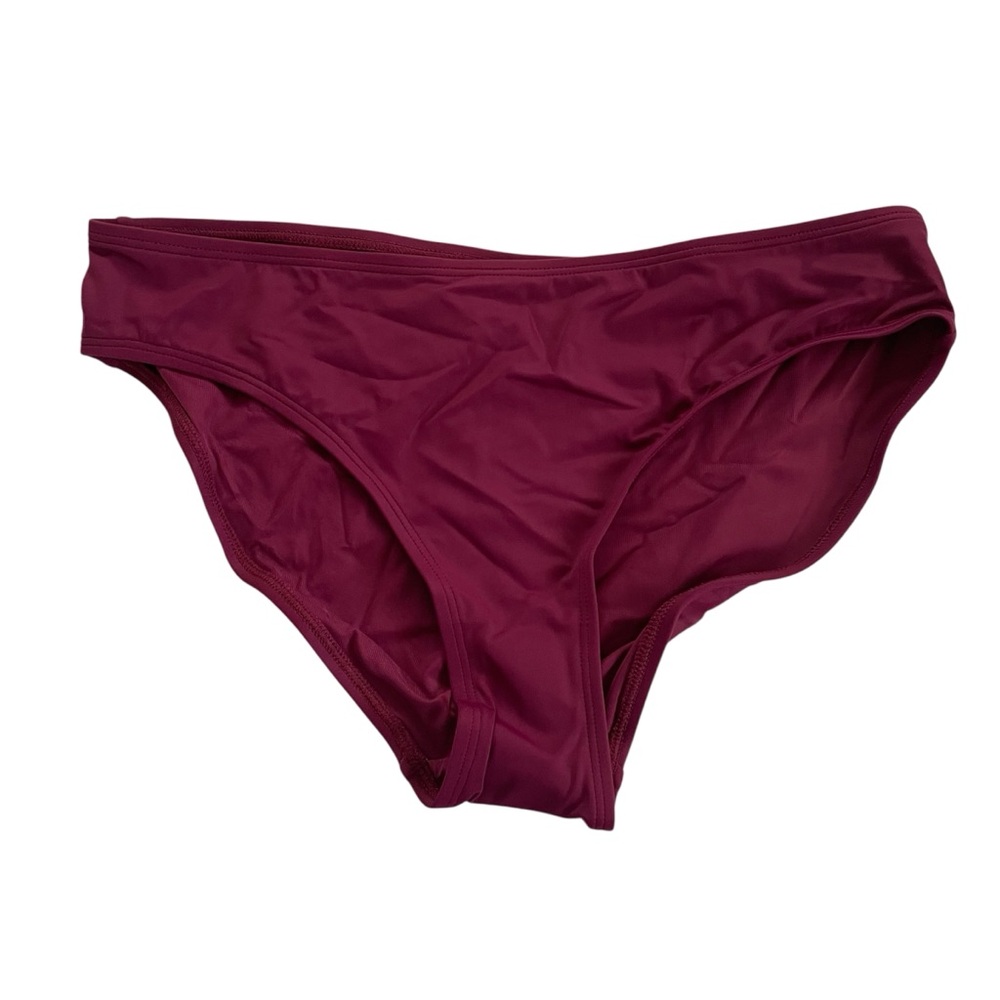 Andie Swim The Bikini Bottom Size L Plum NWT
